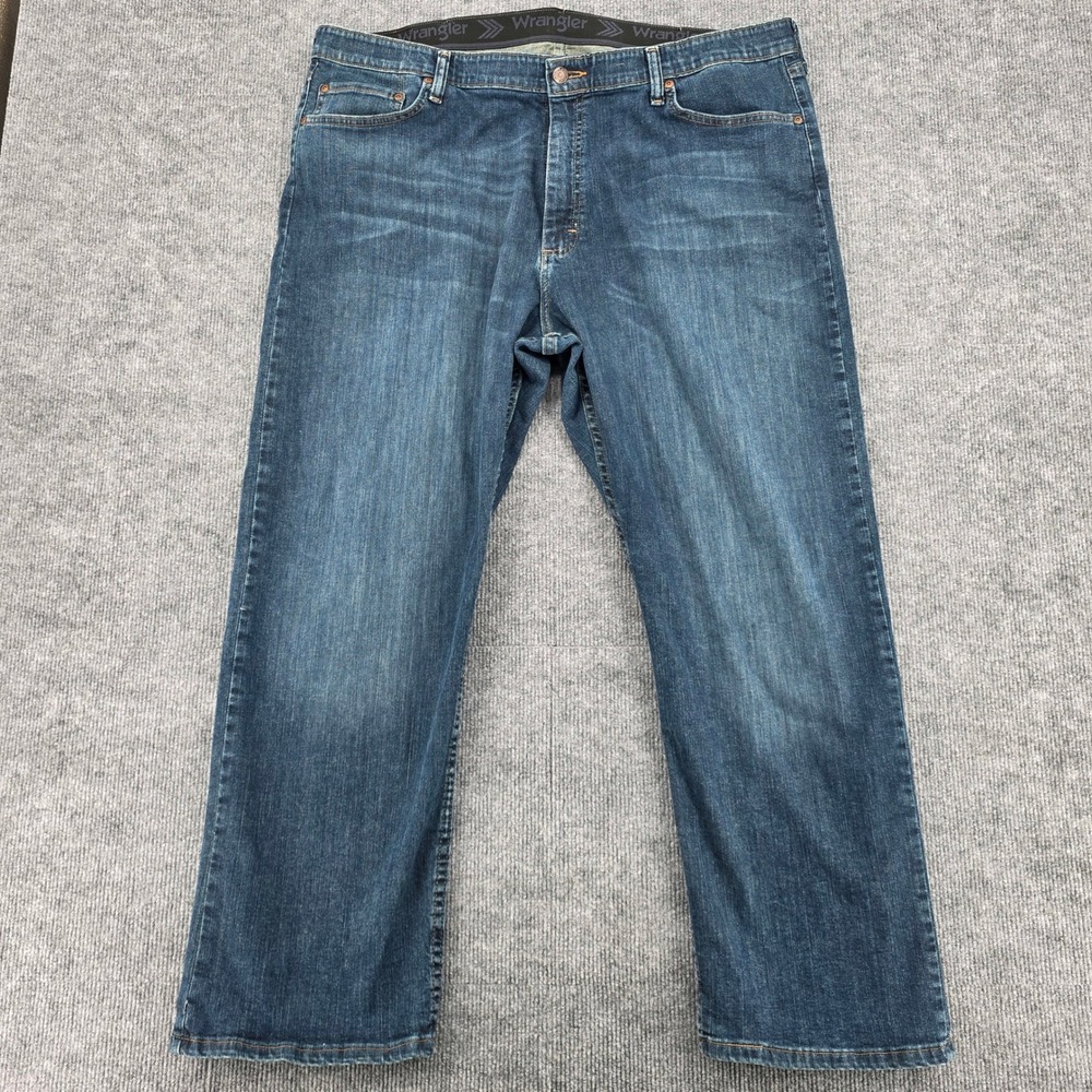 Wrangler Mens Relaxed Fit Comfort Flex Waist Jeans Blue 40x29 97CFWCN